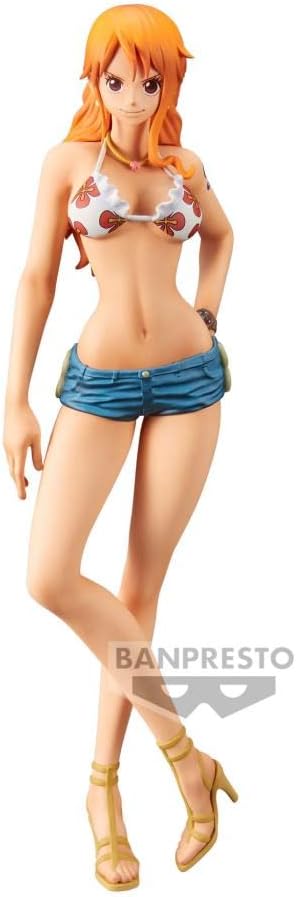 Banpresto BP19393 One Piece Actionfigur Nami, Grandista Nero, 28 cm, Mehrfarbig