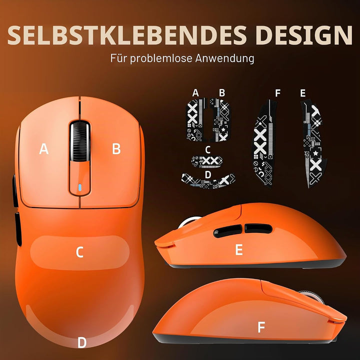VGN GAMEPOWER x Attack Shark X3 Superlight Kabellose Gaming-Maus, 49g Ultraleicht Esports Mouse, 260
