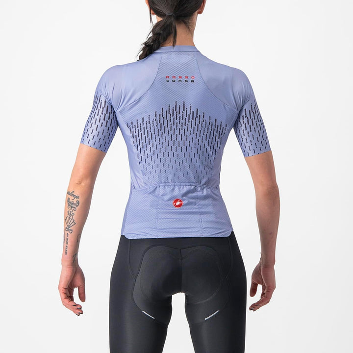 CASTELLI Damen Aero Pro W Jersey T-Shirt M Violettes Nebel, M Violettes Nebel