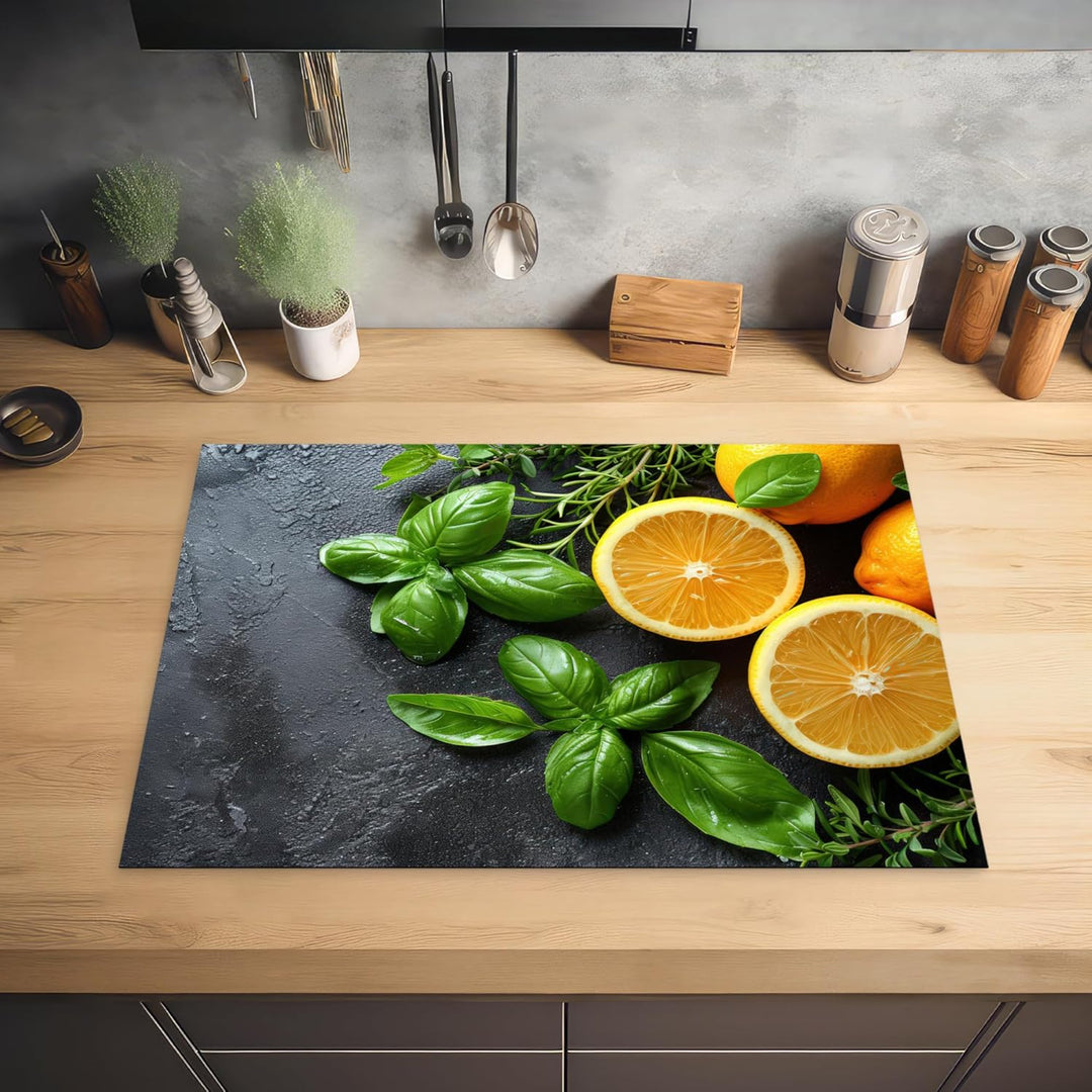 KitchenYeah© Herdabdeckplatte Einteilig Induktionsmatte Küche Abdeckung Ceranfeld Herd Abdeckplatte
