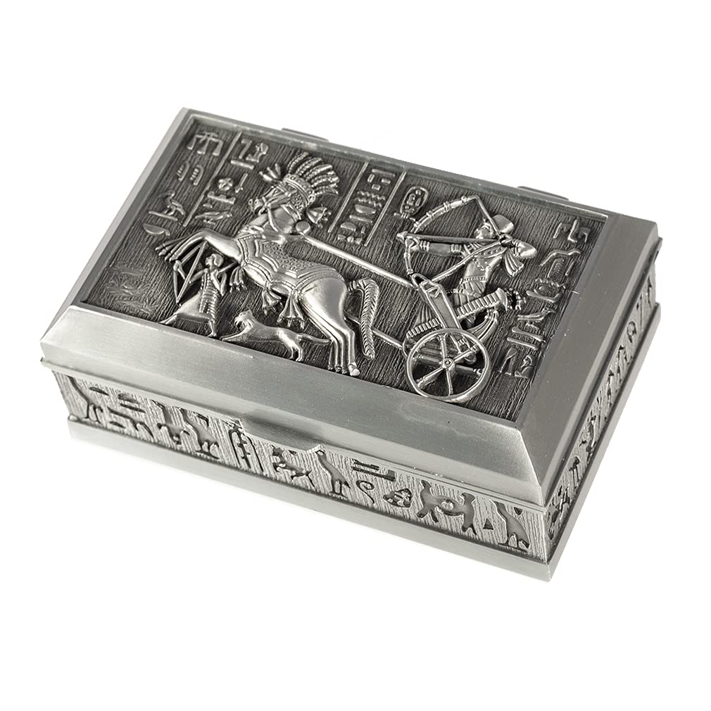 lachineuse - Schmuckkästchen Ägyptisch Kadesh – 12 x 8 x 5 cm – Dekoration Ägypten Antike – Aufbewah