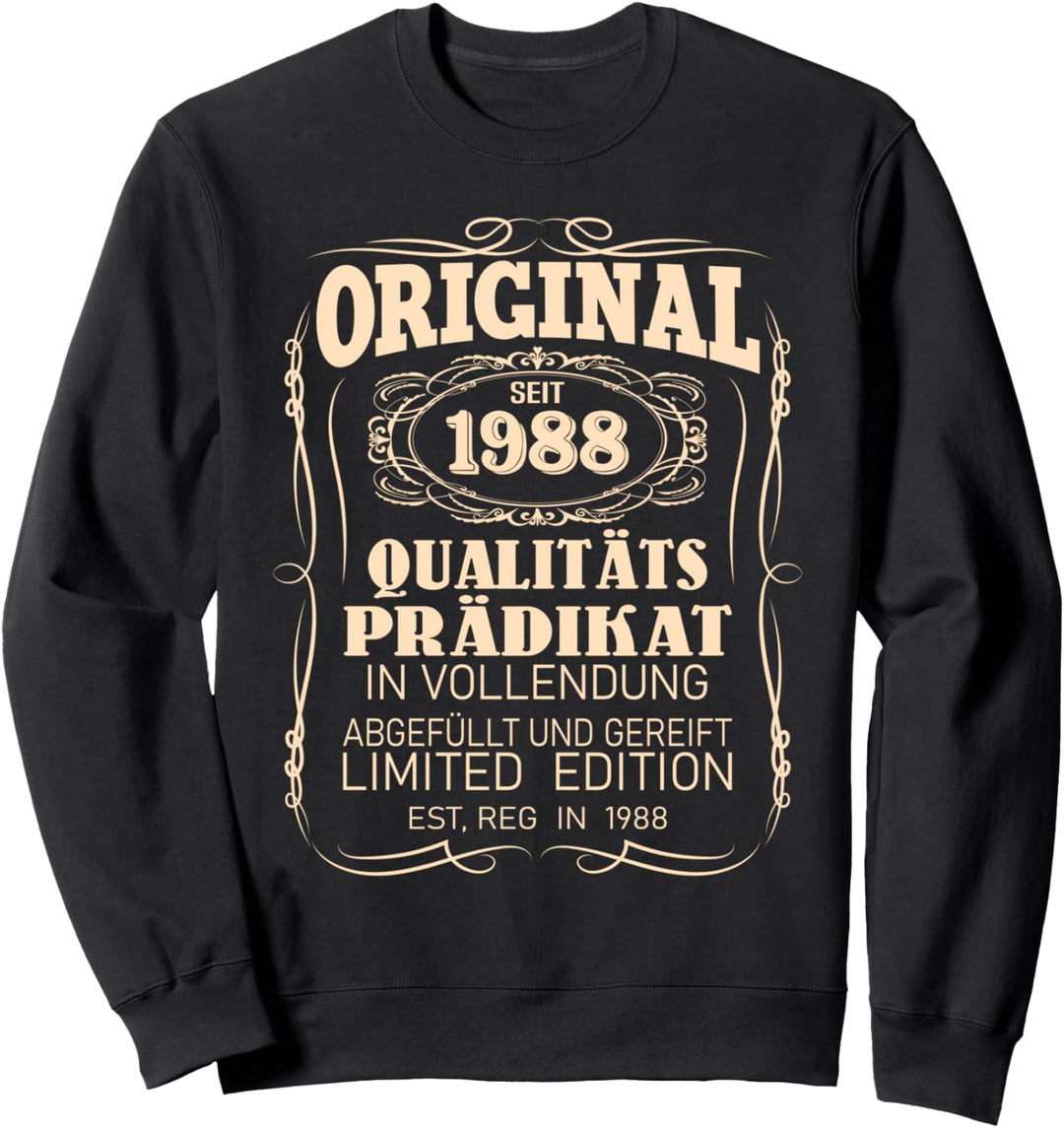 Vintage Original 1988 Geboren Jahrgang 1988 Sweatshirt