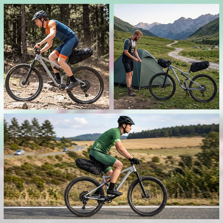 Gugxiom 12L Bikepacking Satteltasche,Wasserdicht,super Fester Halt