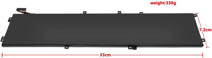 Laptop-Akku 6GTPY H5H20 GPM0365 5XJ2875 für Dell XPS 15 9560 9570 Präzision 5520 5530 11,4V 8333mAh