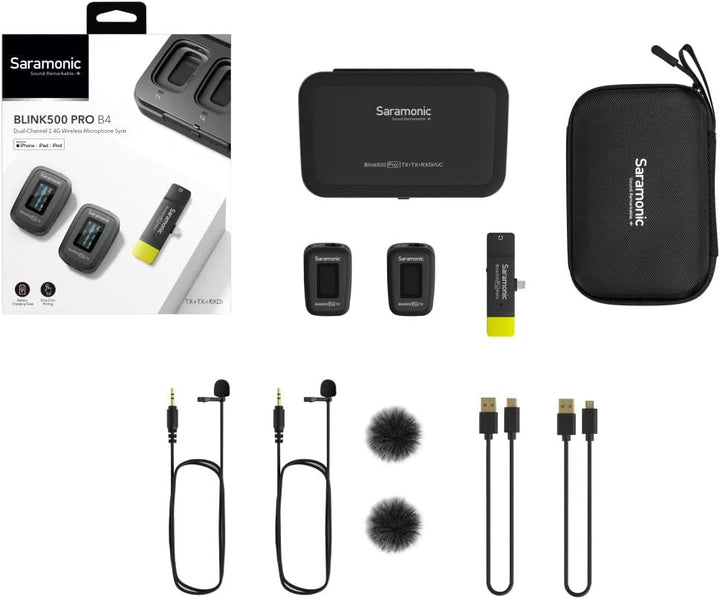 Saramonic kabellos für iOS Lightning-Geräte. BLINK500PROB4