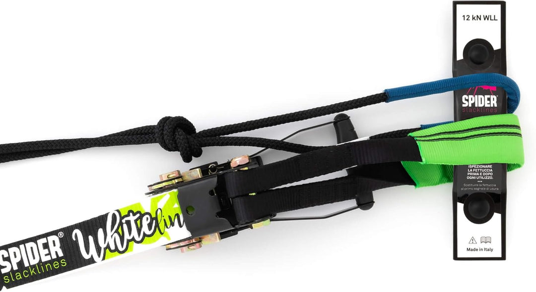Slackline - Indoor Kit 1.0 - Indoor Kit Platte Wand (1x Einzelplatte + 1x Polschlinge) A) 1 x Einzel