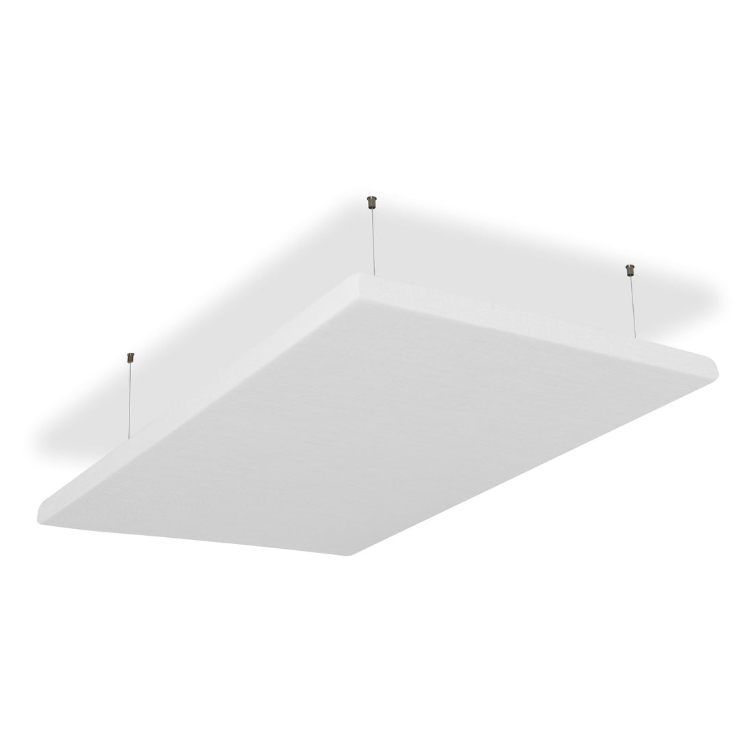 SILENT4® Schallabsorber Decke 114x72x5cm Akustikbild Akustikpaneele aus Akustikvlies, Seilmontage, m