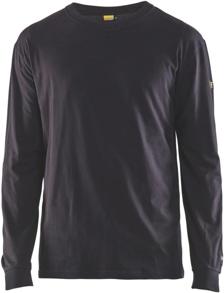 Blaklader Flammhemmendes Langarm-T-Shirt 3483-1737 M Blau, M Blau