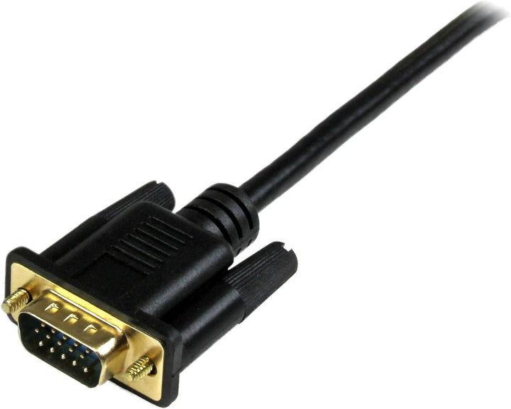 StarTech.com 90cm aktives HDMI auf VGA Konverter Kabel - HDMI zu VGA Adapter 0,9m - Schwarz - 1920x1