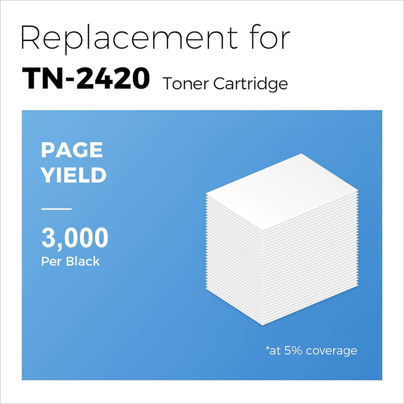 MYCARTRIDGE TN-2420 Toner Kompatibel für Brother TN2420 TN2410 für Brother MFC-L2710dw HL-L2350dw MF