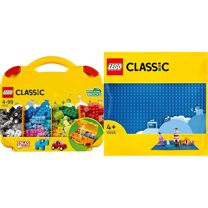 LEGO 10713 Classic Bausteine Starterkoffer – Kinderspielzeug für Mädchen und Jungen ab 4 Jahren &amp; 11