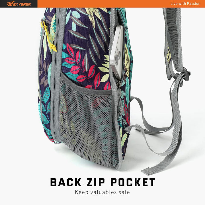 SKYSPER 10L/15L/20L Faltbarer Rucksack Ultraleicht Tagesrucksack Wasserfest Daypack Reiserucksack Wa