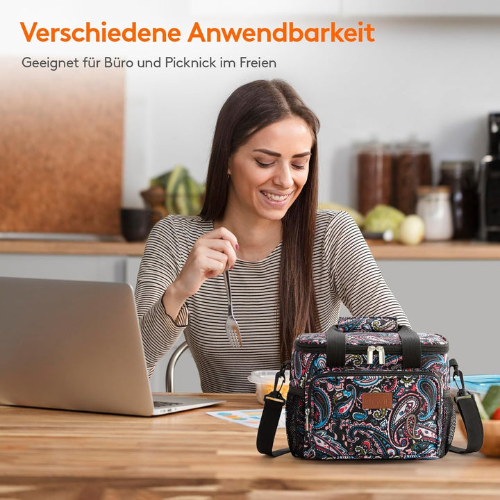 Lifewit Kühltasche Faltbar, Lunchtasche, Thermotasche Isoliertasche Picknicktasche für unterwegs, Tr