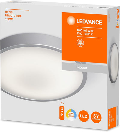 LEDVANCE LED Wand- und Deckenleuchte für Innen, per Fernbedienung dimmbar und Lichtfarbe einstellbar