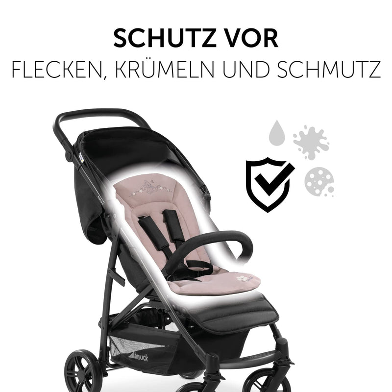 Hauck Universal Sitzauflage für Buggys, Kinderwagen, Fahrradanhänger, Baumwolle, Atmungsaktiv, Weich