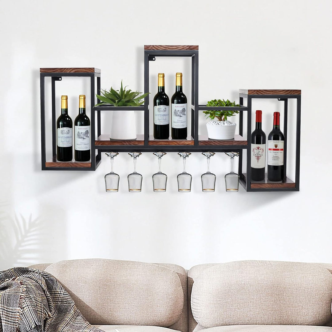 JINPRDAMZ Wand Weinregal Flaschenregal, Wandweinregale, Weinflaschenregale, Wanddekoration, Weinrega