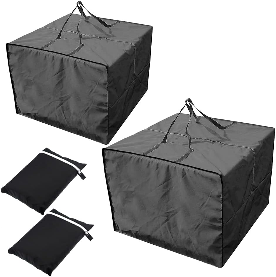 Opaltool 2PC Outdoor Möbel Kissen Aufbewahrungstasche 210D Oxford wasserdichte Schutz Aufbewahrungst