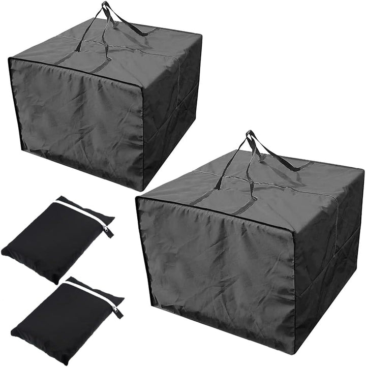 Opaltool 2PC Outdoor Möbel Kissen Aufbewahrungstasche 210D Oxford wasserdichte Schutz Aufbewahrungst
