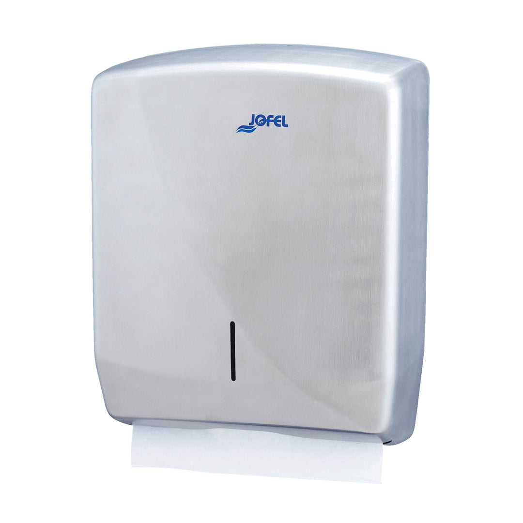 Jofel AH25000 - HANDTUCHSPENDER Z-FALZ FUTURA (Z-600) SATINIERTEM EDELSTAHL