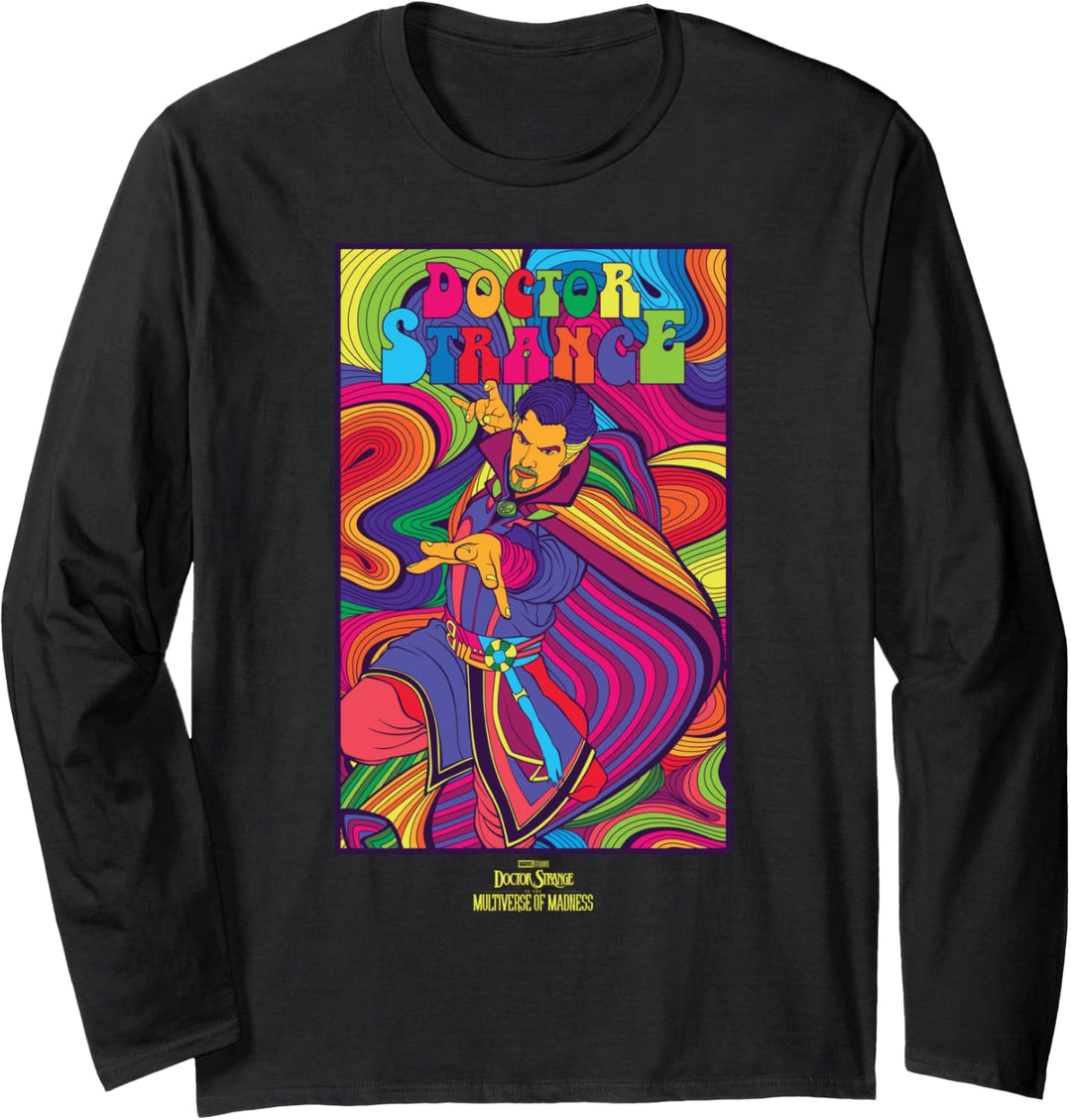 Marvel Doctor Strange In The Multiverse Of Madness Retro Langarmshirt