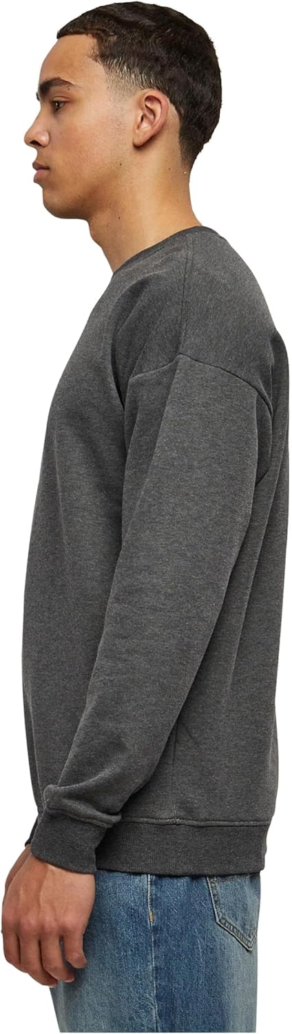 Urban Classics Basic Crewneck Männer Langarmshirt schwarz Basics, Streetwear S Grosse Grössen Charco