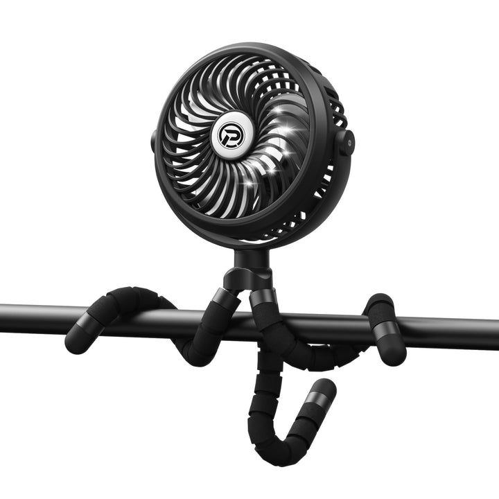 Winique USB Ventilator Leise Handventilator Mini Fan Mit 3 Geschwindigkeiten/ 360°Verstellbar/ LED-L