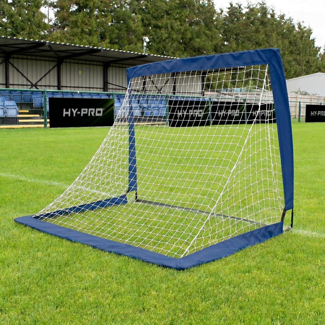 Panini Tragbares Pop-up-Fussballtor mit Tragetasche - 120 x 76 x 76 cm - Football Blue Kollektion