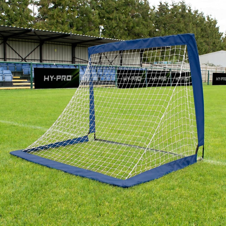 Panini Tragbares Pop-up-Fussballtor mit Tragetasche - 120 x 76 x 76 cm - Football Blue Kollektion