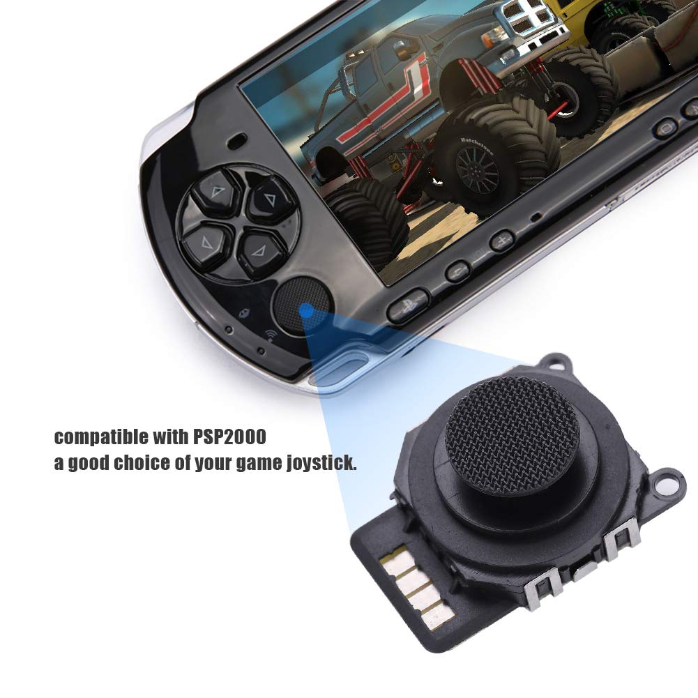 CHEOTIME 2 Stück 3D Button Joystick, Analoger 3D-Tasten-Joystick Für Psp 2000, Switch Ersatz Wireles
