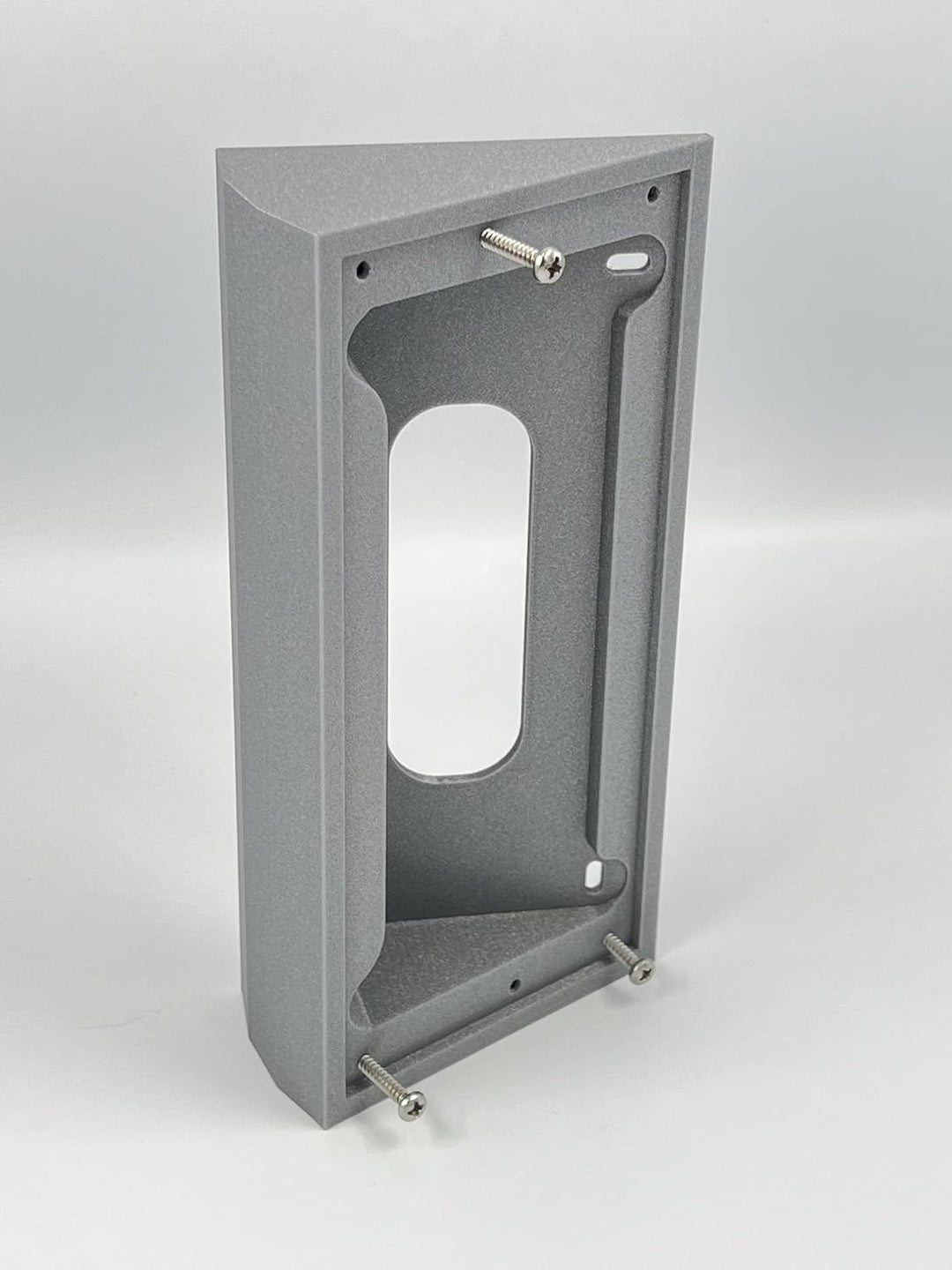 XONI Gehäuse mit Winkel 30 °, Grau metallic, kompatibel mit Comelit Quad Videotelefon, BT30-QUADRA30