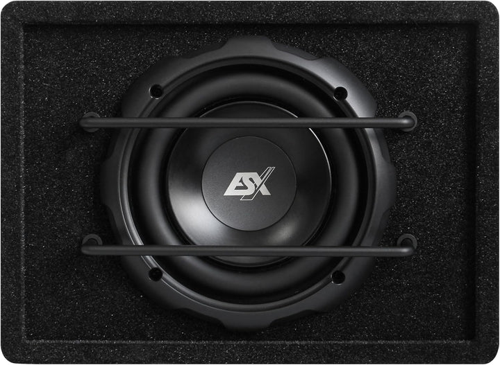 ESX SIGNUM SXB8A - 8“ (20 cm) aktiver Subwoofer | Aktiv Gehäuse-Subwoofer mit ALU-Membran