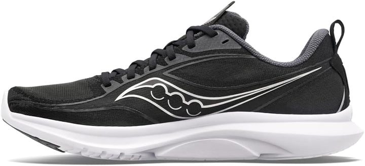 Saucony Herren Kinvara 13 Laufschuh 42.5 EU Schwarz Silber, 42.5 EU Schwarz Silber