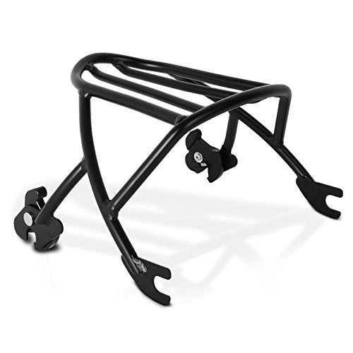 Gepäckträger Solo Rack Abnehmbar für Harley Davidson Sportster 883 Low 04-10 schwarz