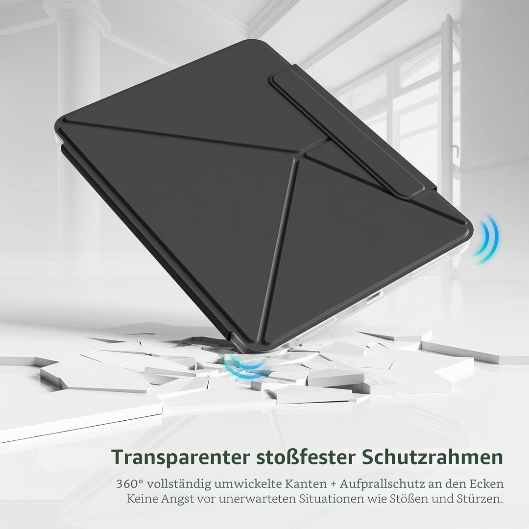 Hülle für iPad (A16) 11. Generation 11 Zoll (2025) & iPad 10. Generation 10,9 Zoll (2022) mit Stifth