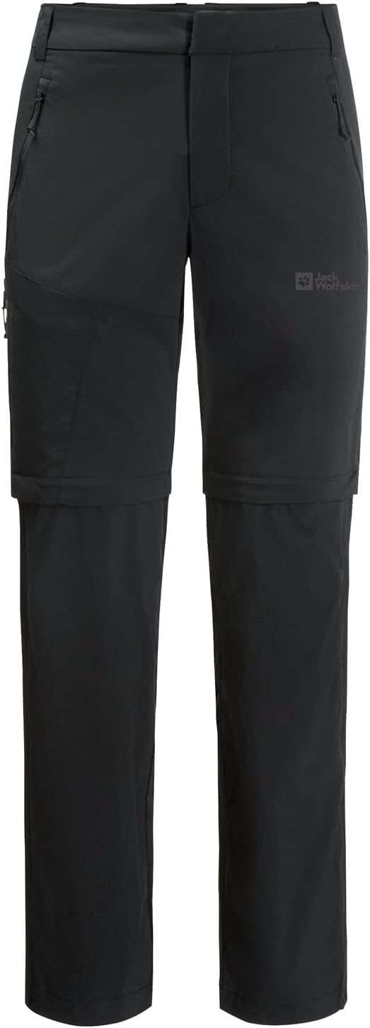 Jack Wolfskin Herren Glastal Zip Away Pants M Wanderhose, Schwarz, 50 EU