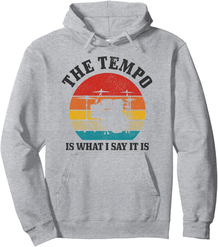 Drummer Schlagzeug Vintage Retro Schlagzeuger Geschenk Pullover Hoodie