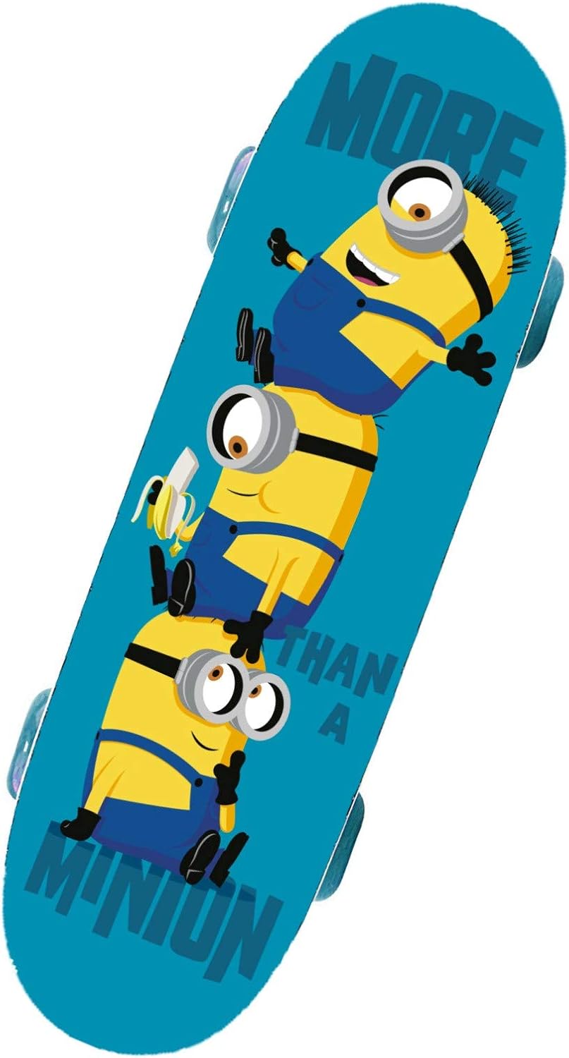 Minions 2 Mini Skateboard aus Holz 43x12x8 cm