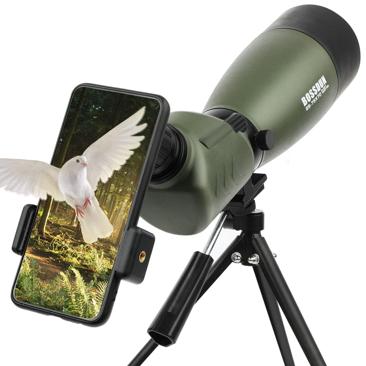 25-75X70 Spektive für Zielschiessen, Jagd, Vogelbeobachtung, Wildtierbeobachtung. Low Light Vision S