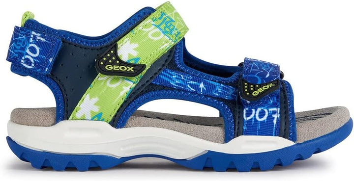 Geox Jungen J Borealis BoySandal 31 EU Navy Lime, 31 EU Navy Lime