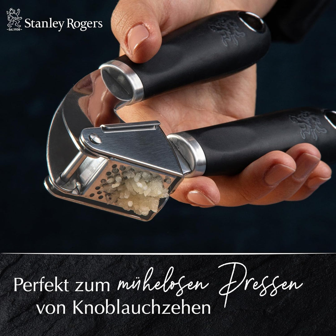 Stanley Rogers Knoblauchpresse Pride – Frischer Knoblauch ganz einfach mit der Handpresse gepresst –