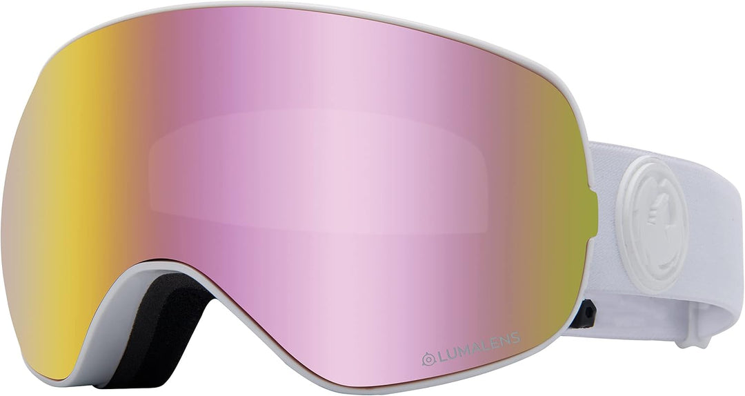 Dragon Damen Schneebrille X2S Whiteout (+Bonus Lens) Goggle, Whiteout