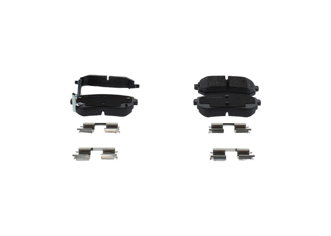 Bosch BP1051 Bremsbeläge - Hinterachse - ECE-R90 Zertifizierung - vier Bremsbeläge pro Set