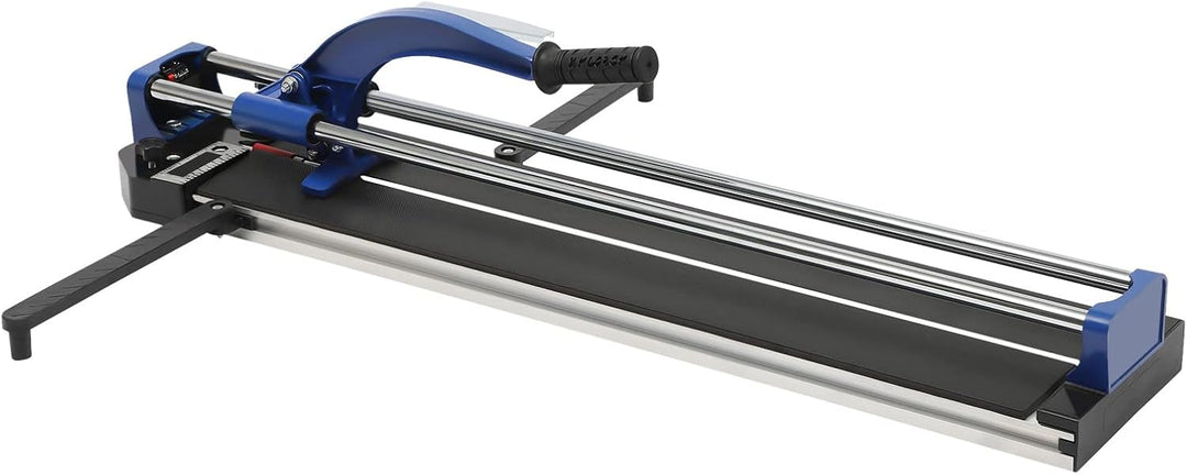 Manuelle Fliesenschneidmaschine mit Transportgriff und Laufräder 800mm Fliesenschneider Doppelschien