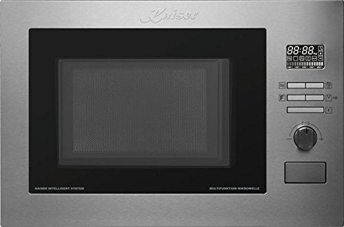 Kaiser EM 2520 Edelstahl Einbau Mikrowelle / 25L / Heissluft Grill / 21 Funktionen/ 8 Sonderfunktion