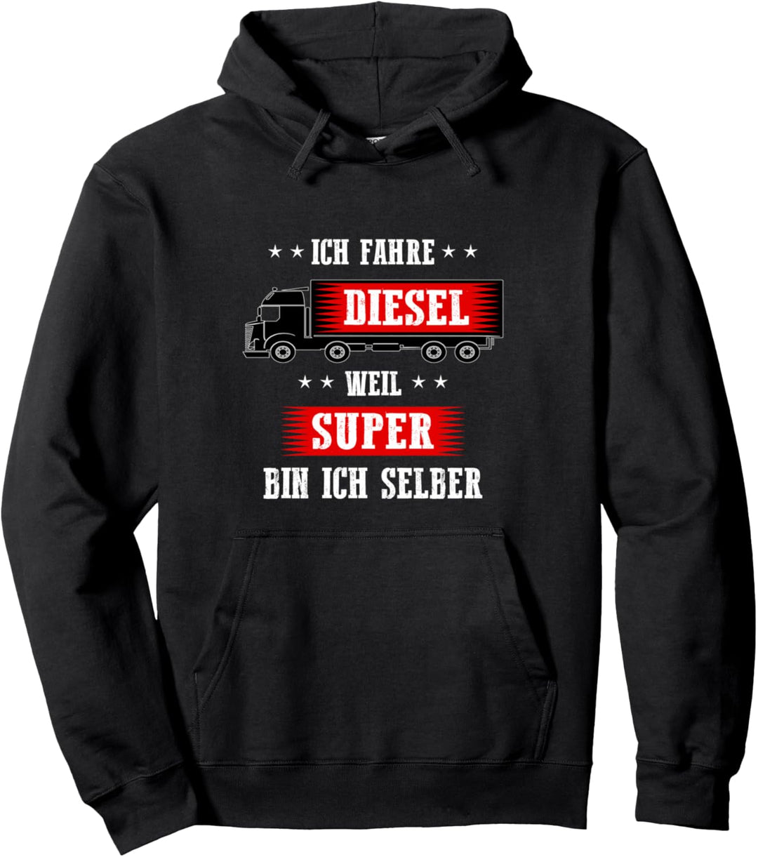 Lustiger Trucker LKW Fahrer Spruch Pullover Hoodie