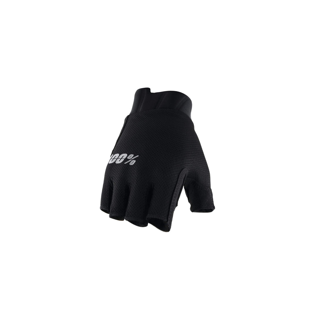 100% EXCEEDA Fingerlose Rennradhandschuhe für Damen, kurze Finger-Handschuhe mit stossdämpfendem Gel