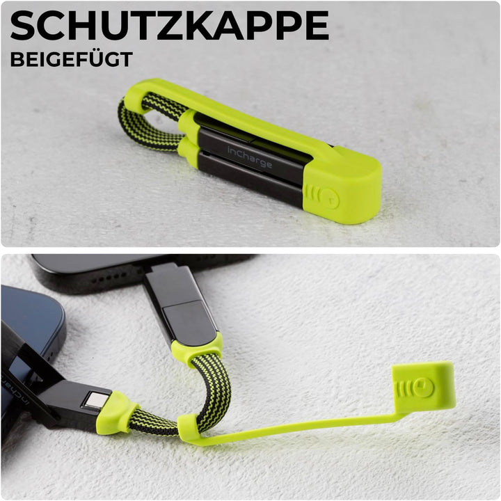 Rolling Square inCharge XL Pocket – USB-Kabel Type-c 6-in-1, universelles Lightning-Kabel, USB-Ladek