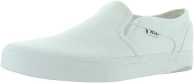 Vans Damen Asher Sneaker 38 EU Canvas Truewht Truewht, 38 EU Canvas Truewht Truewht