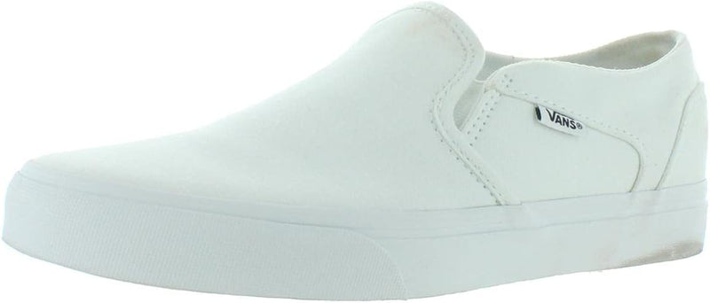 Vans Damen Asher Sneaker 38 EU Canvas Truewht Truewht, 38 EU Canvas Truewht Truewht