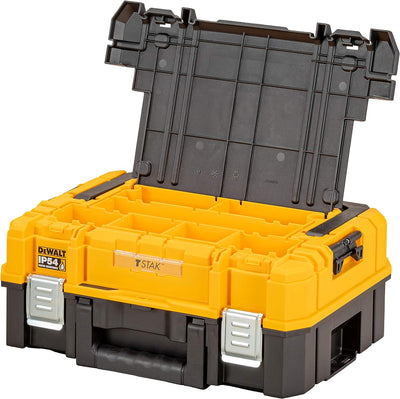 DEWALT DWST83344-1 Werkzeugbox I (27l Volumen, kompakte Schaumstoffeinlage, kombinierbar mit Anderen